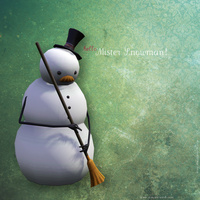 Hello, Mister Snowman