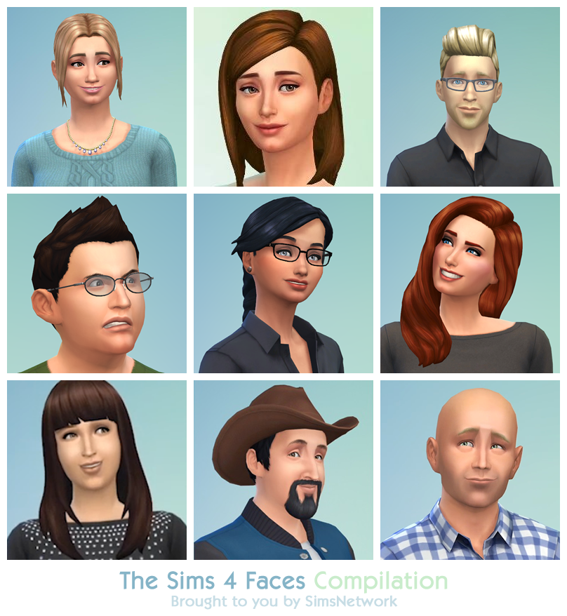 Anyway I was thinking of Sims 4 Faces tonight since the Sims gurus were upd...