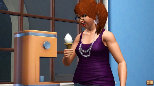 Sizzle Baby Pro Deep Fryer and Frost-Bite Pro Ice Cream Machine (premium content for The Sims 3)