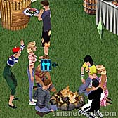 The Sims Livin' Large Comic Strip - Campfire Haunts