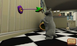 The Sims 3 Pets: Oopsie-Daisy the cat playing with bird toy