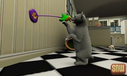 The Sims 3 Pets: Oopsie-Daisy the cat playing with bird toy