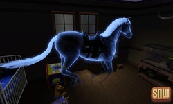 The Sims 3 Pets: Estela the ghost horse