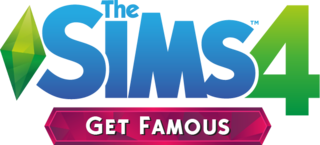 The Sims 4: Get Famous old logo