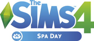 The Sims 4: Spa Day old logo