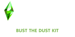 The Sims 4: Bust The Dust Kit logo
