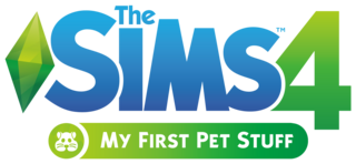 The Sims 4: My First Pet Stuff logo