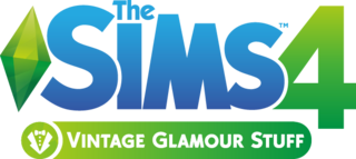 The Sims 4: Vintage Glamour Stuff logo