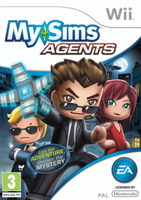 MySims Agents Wii box art packshot