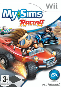 MySims Racing Wii box art packshot