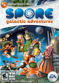 Spore: Galactic Adventures box art packshot