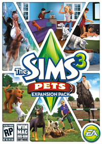 The Sims 3: Pets box art packshot