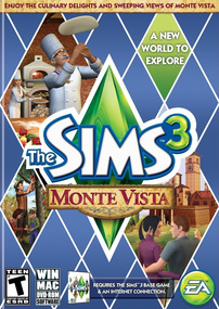 The Sims 3: Monte Vista box art packshot