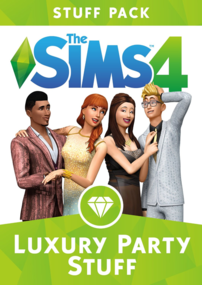 The Sims 4: Luxury Party Stuff box art packshot