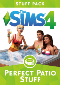 The Sims 4: Perfect Patio Stuff box art packshot