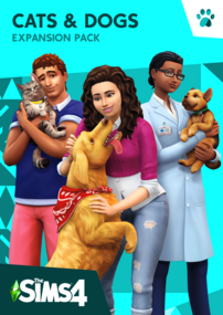The Sims 4: Cats & Dogs packshot box art