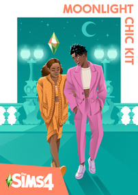 The Sims 4: Moonlight Chic Kit packshot cover box art