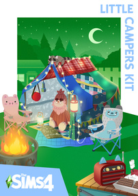 The Sims 4: Little Campers Kit packshot cover box art