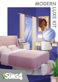 The Sims 4: Modern Luxe Kit cover box art packshot