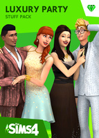 The Sims 4: Luxury Party Stuff packshot cover box art