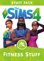 The Sims 4: Fitness Stuff packshot box art