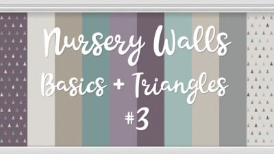 Nursery Walls Set #3 - Basics + Triangles