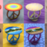 SNW Peace, Love &amp; Hippieness End Table Custom Content CC for The Sims 4