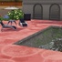 Lava Stained Concrete Flooring in pink