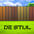 De Stijl Wooden Wall Panels (Full) #1