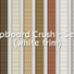 Clapboard Crush Siding Walls Set #1 (with White Corner Trim)