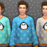 Men&#039;s Penguin Print Sweater