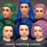 Maxis Matching Twist-out Hairdo for Toddlers