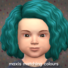 Maxis Matching Twist-out Hairdo for Toddlers