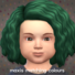 Maxis Matching Twist-out Hairdo for Toddlers