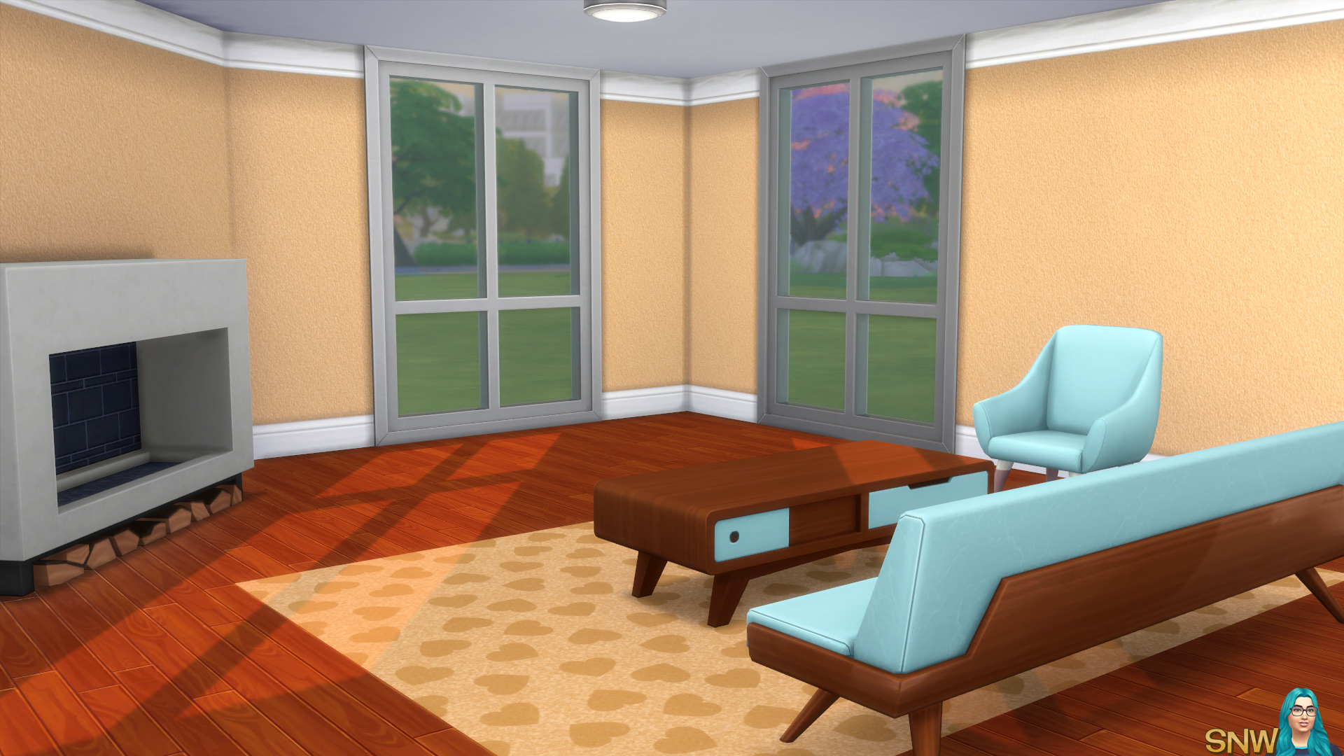 Mod The Sims - White Rainbow Louis Vuitton Wallpaper with Crown and Kick  Molding