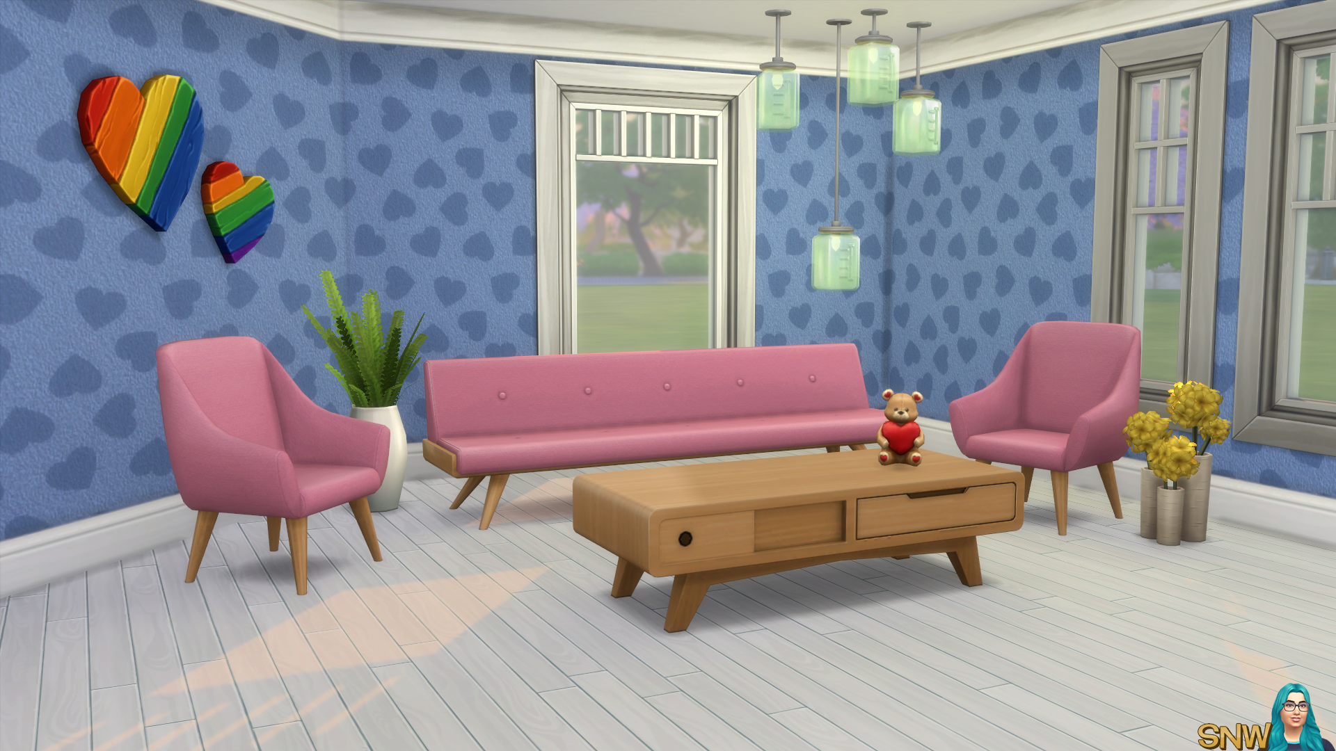 Mod The Sims - Louis Vuitton Wallpaper with Crown and Kick Molding