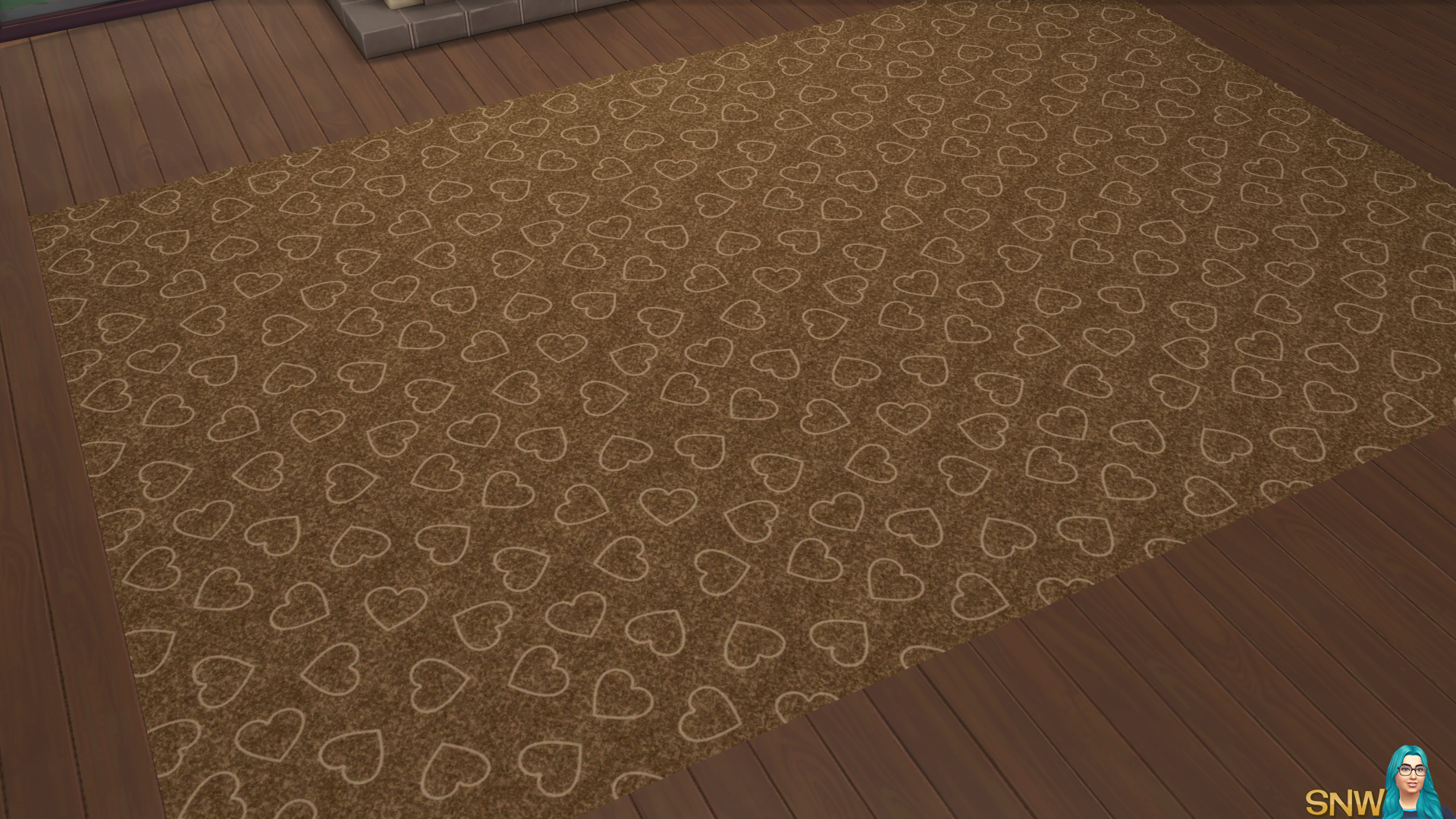 Valentine&#039;s Day 2018 / Love Carpets #7 (Hearts - Outline - Small - Light)