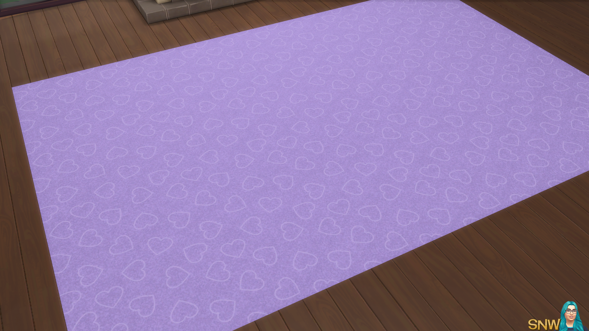 Valentine&#039;s Day 2018 / Love Carpets #7 (Hearts - Outline - Small - Light)