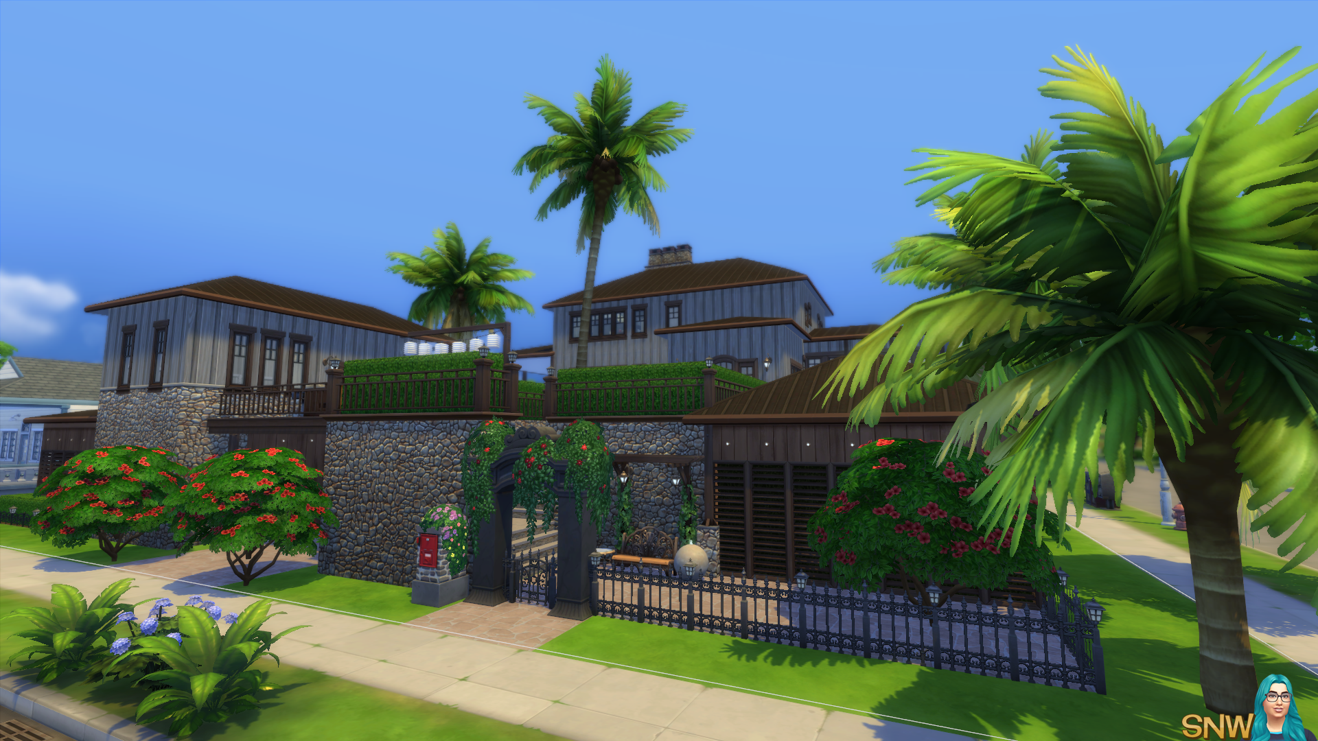 Fun &amp; Quirky house in The Sims 4