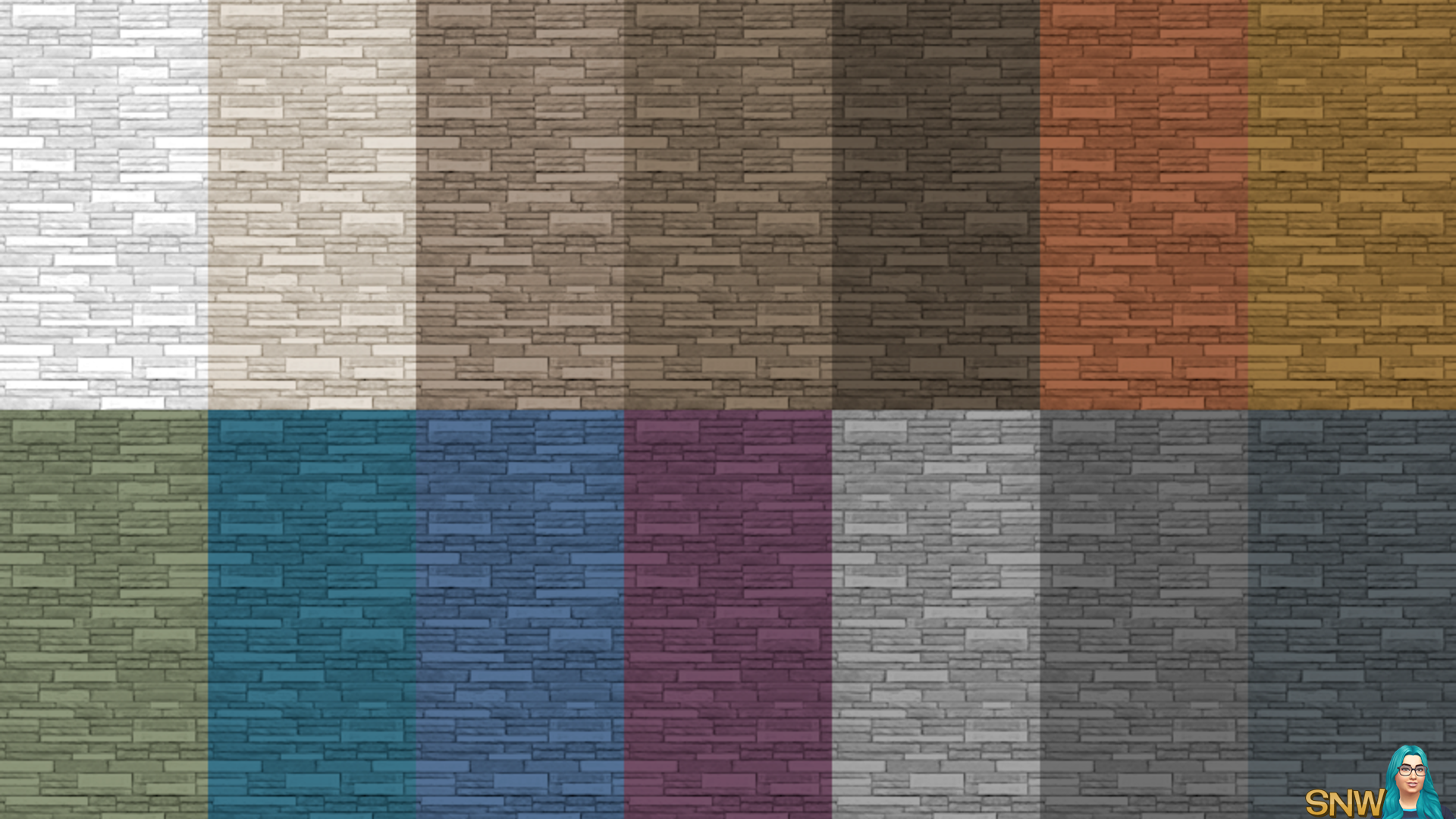 Stone walls (14 colour options)