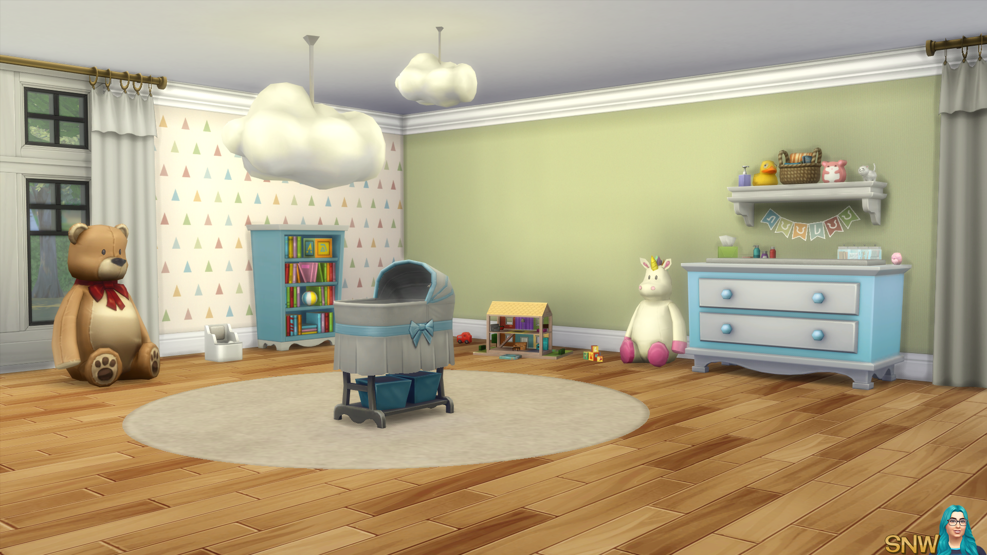 Nursery Walls Set #5 - Basics + Triangles