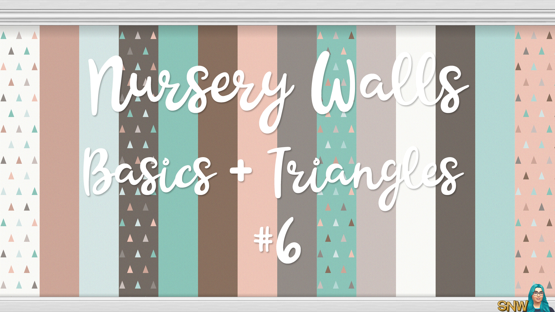 Nursery Walls Set #6 - Basics + Triangles