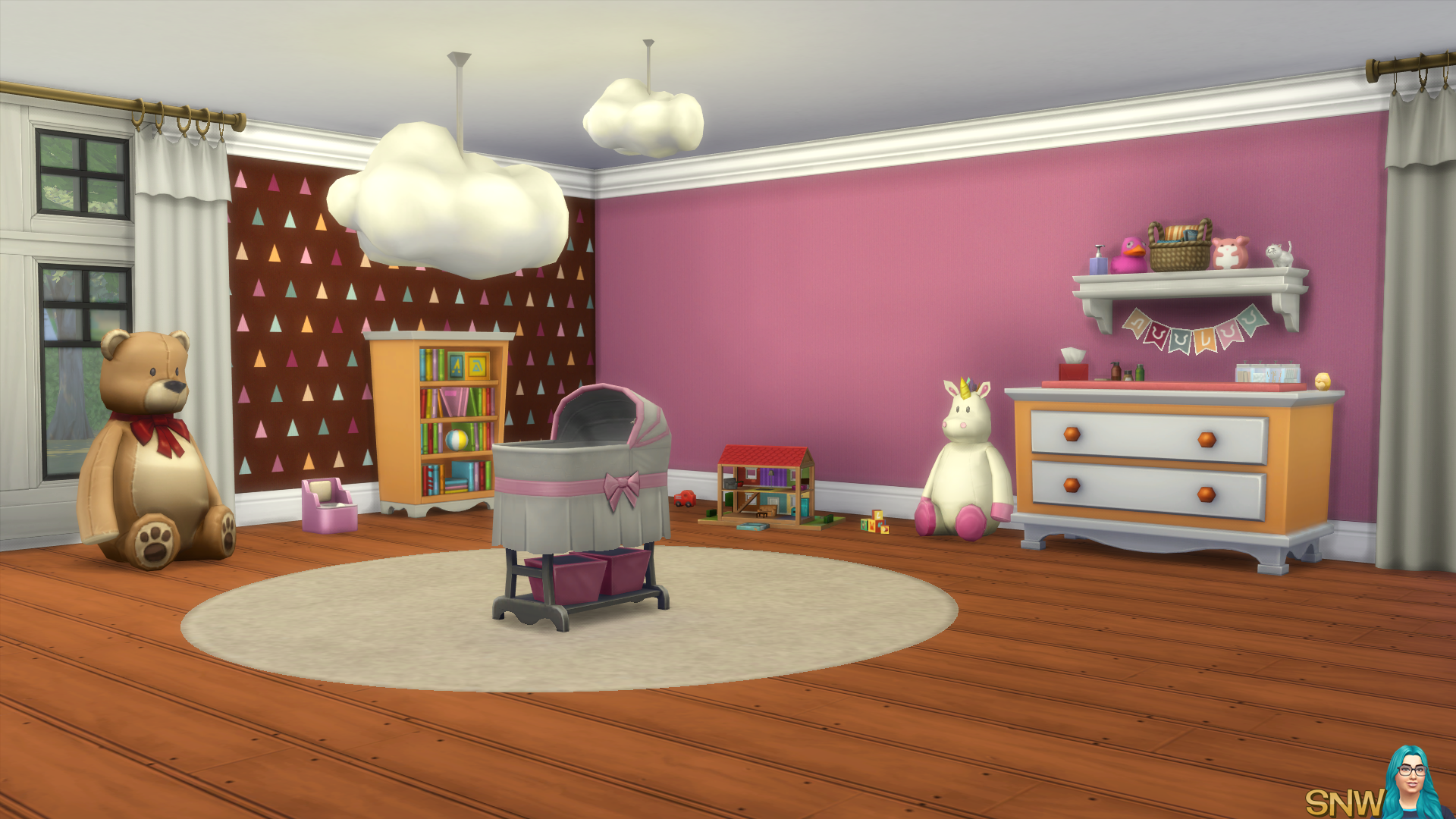 Nursery Walls Set #7 - Basics + Triangles