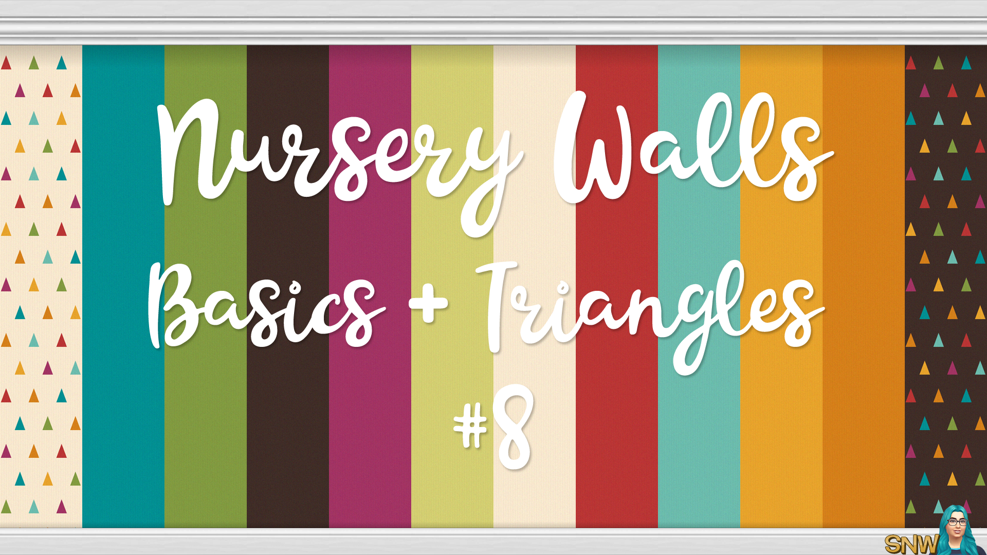 Nursery Walls Set #8 - Basics + Triangles