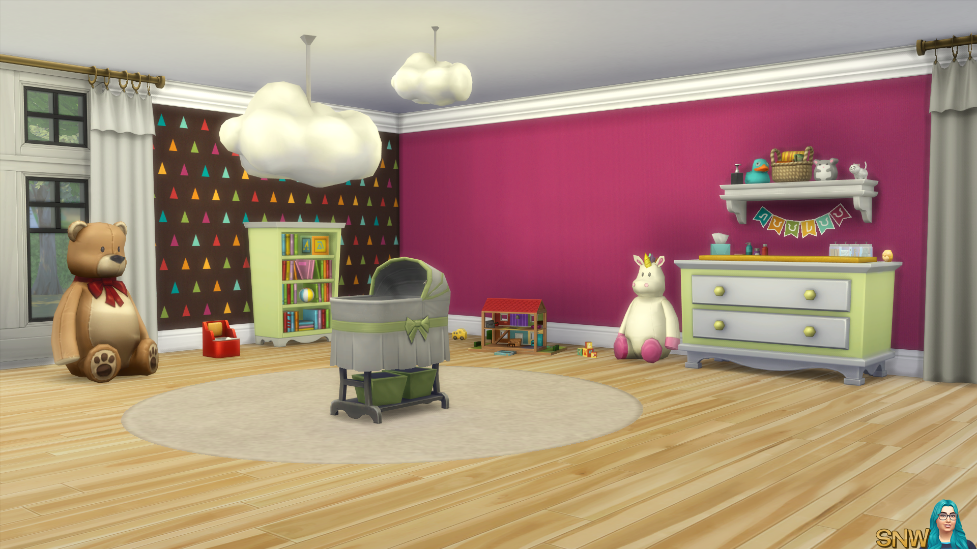 Nursery Walls Set #8 - Basics + Triangles