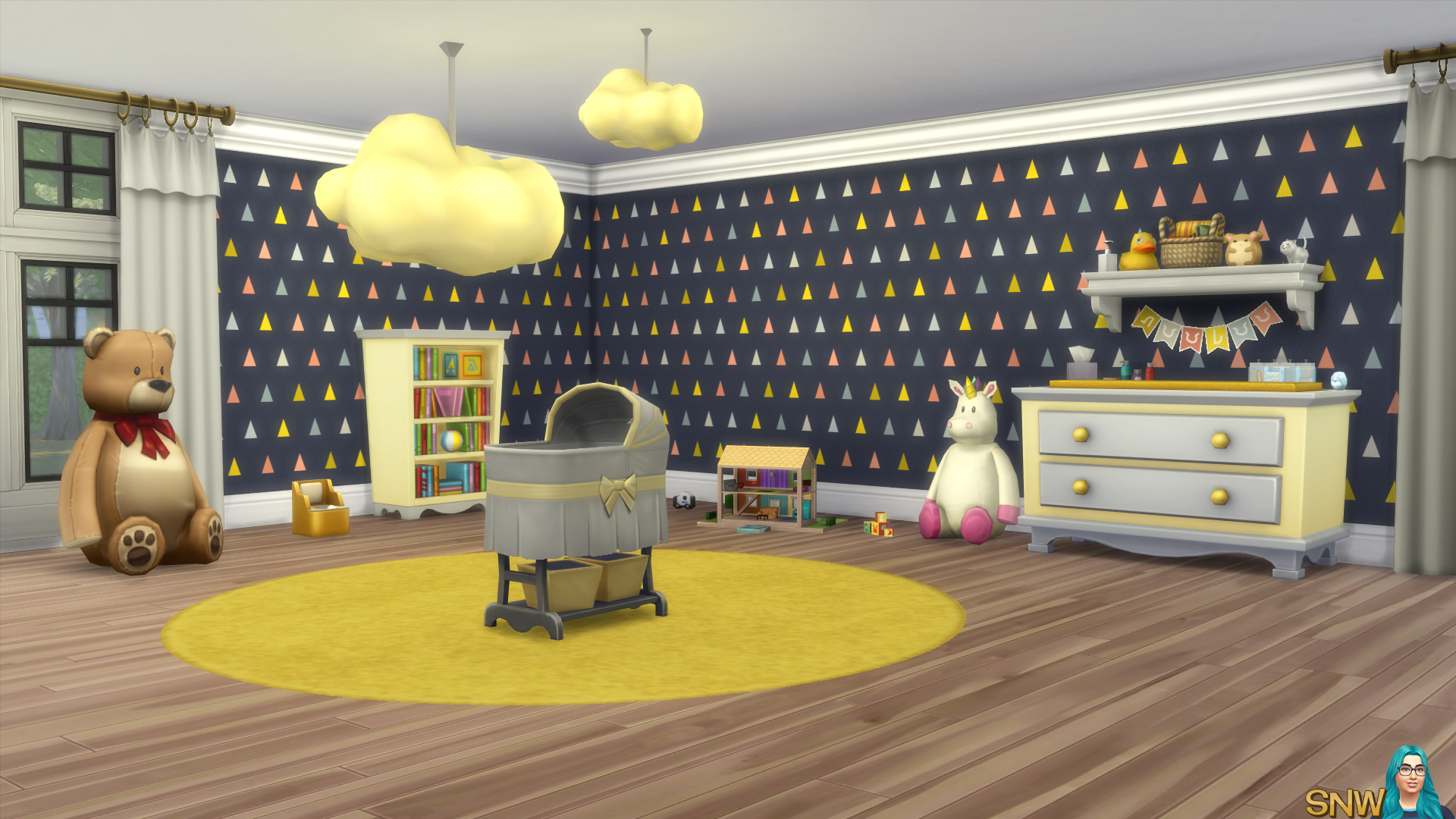 Nursery Walls Set #9 - Basics + Triangles