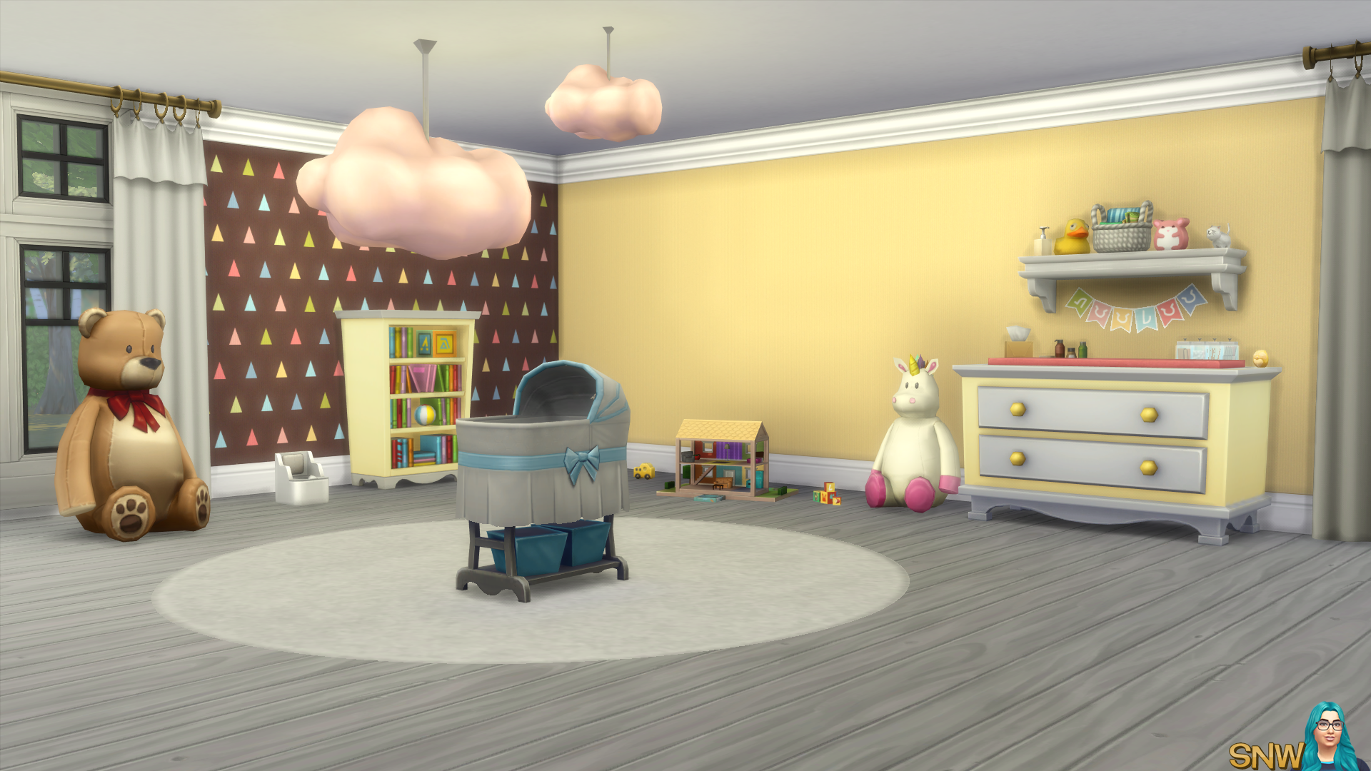 Nursery Walls Set #10 - Basics + Triangles