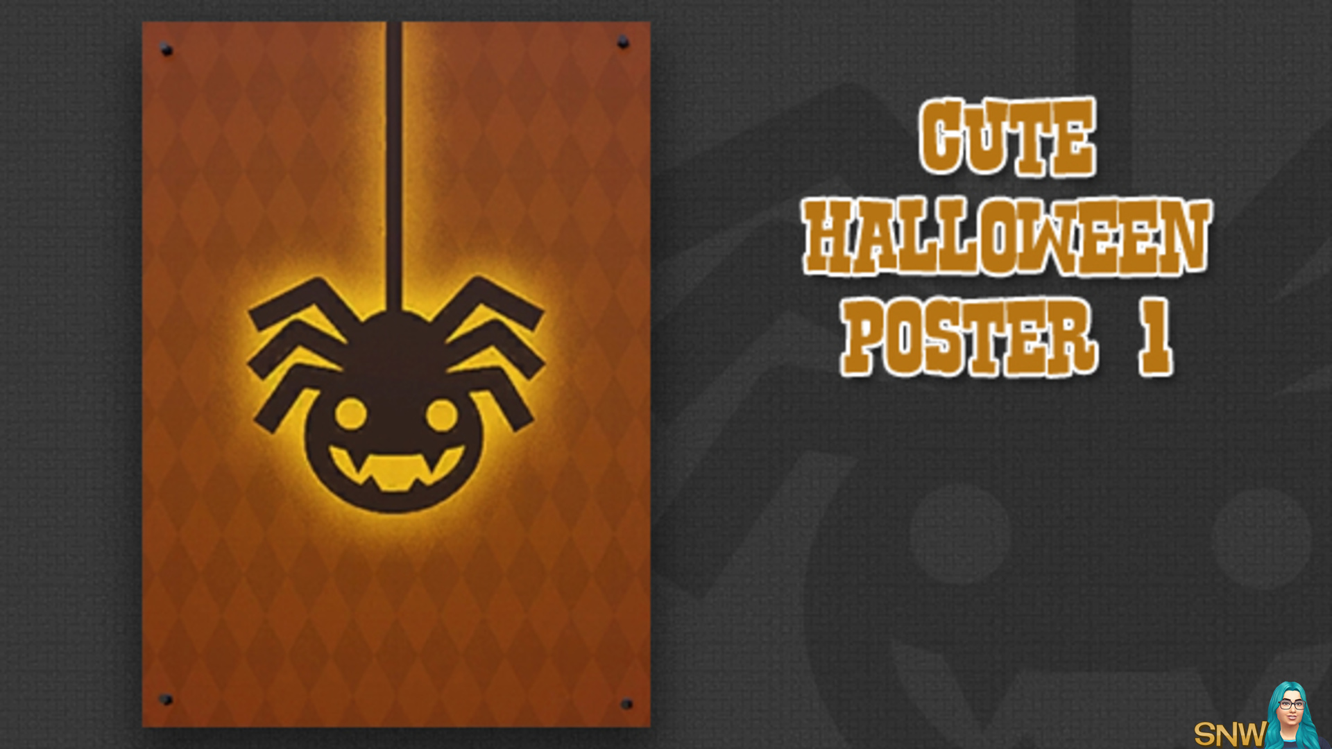 Cute Halloween poster #1 (Spidey)