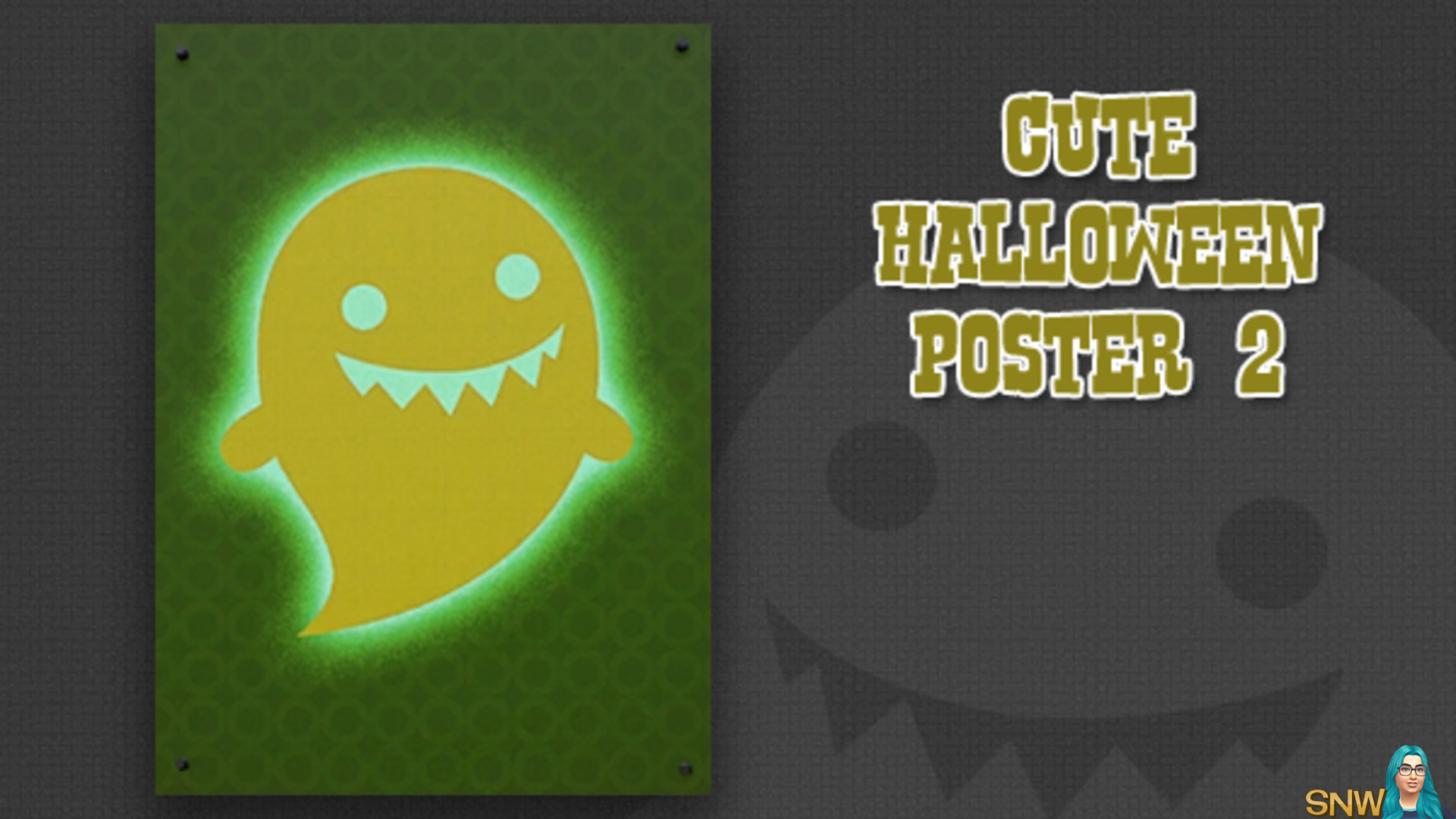 Cute Halloween poster #2 (Spooky)