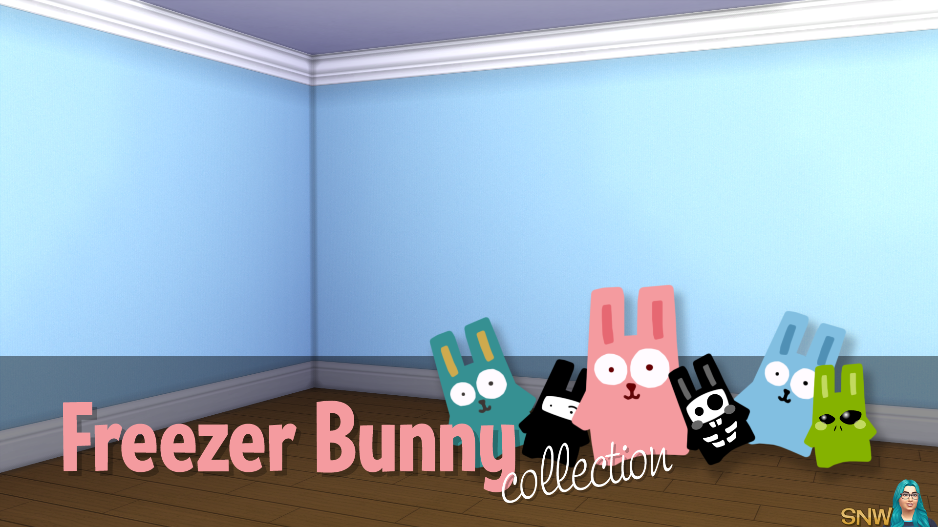 Freezer Bunny Collection: Plain Wallpapers